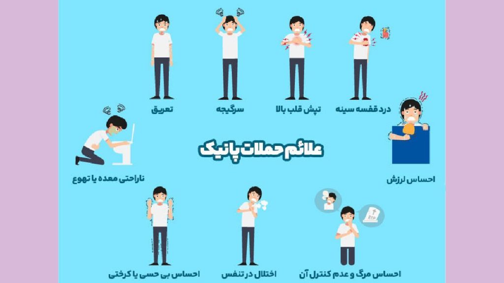9 تا از علائم پانیک 